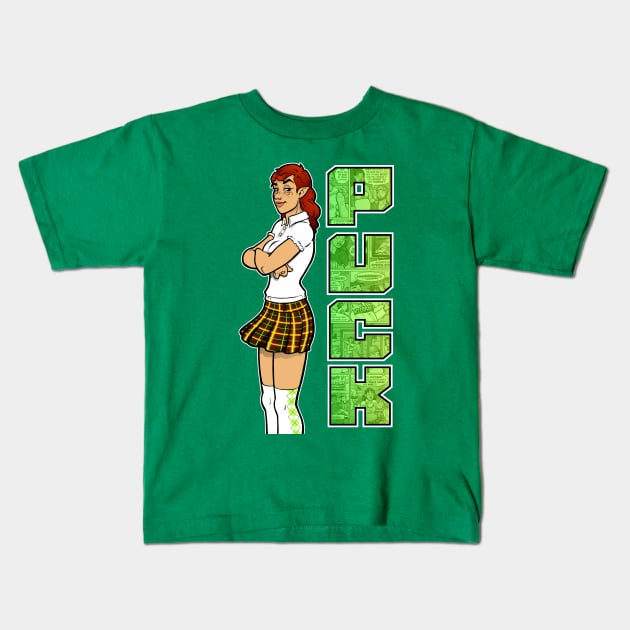 Puck Kids T-Shirt by ElectricGecko